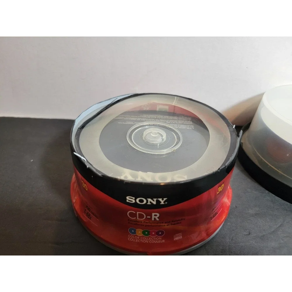 Sony Memorex Blank Music CD-R CD-RW 80min 700MB 30 Packs Spindle Lot